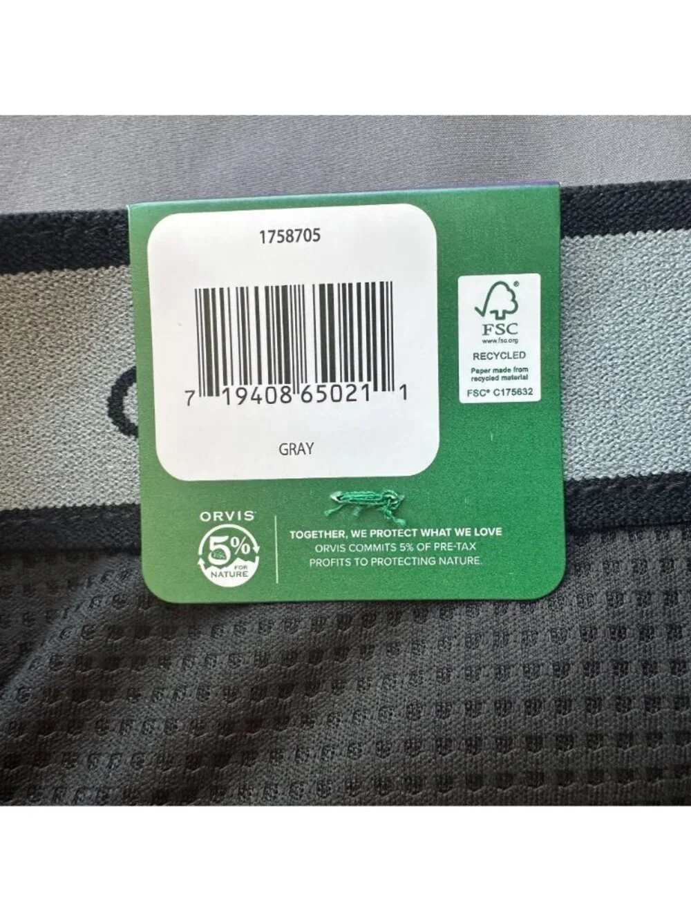 NEW Orvis Mens 40 Shorts Tech Short Stretch Pockets Gray Comfort Outdoors Travel
